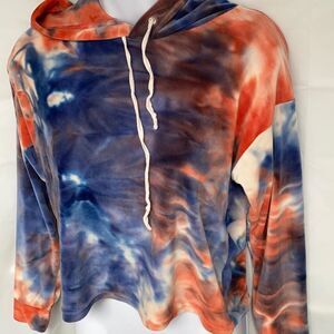 Proof crop tie-dye soft hoodie size Small